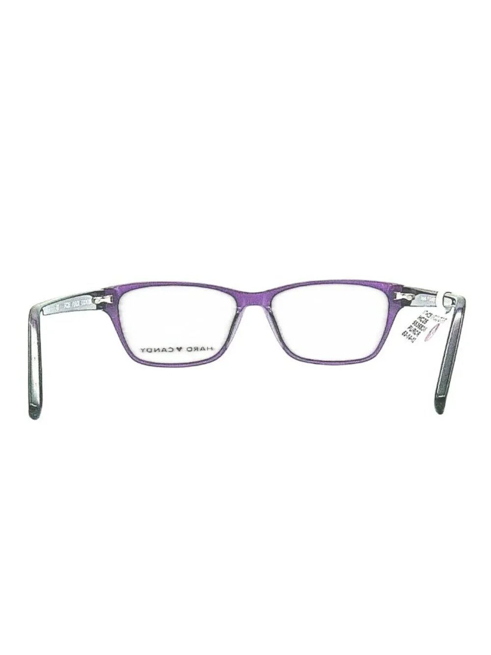 Hard Candy Womens Purple Eyeglass Frame HC25 53-14-135 Acetate